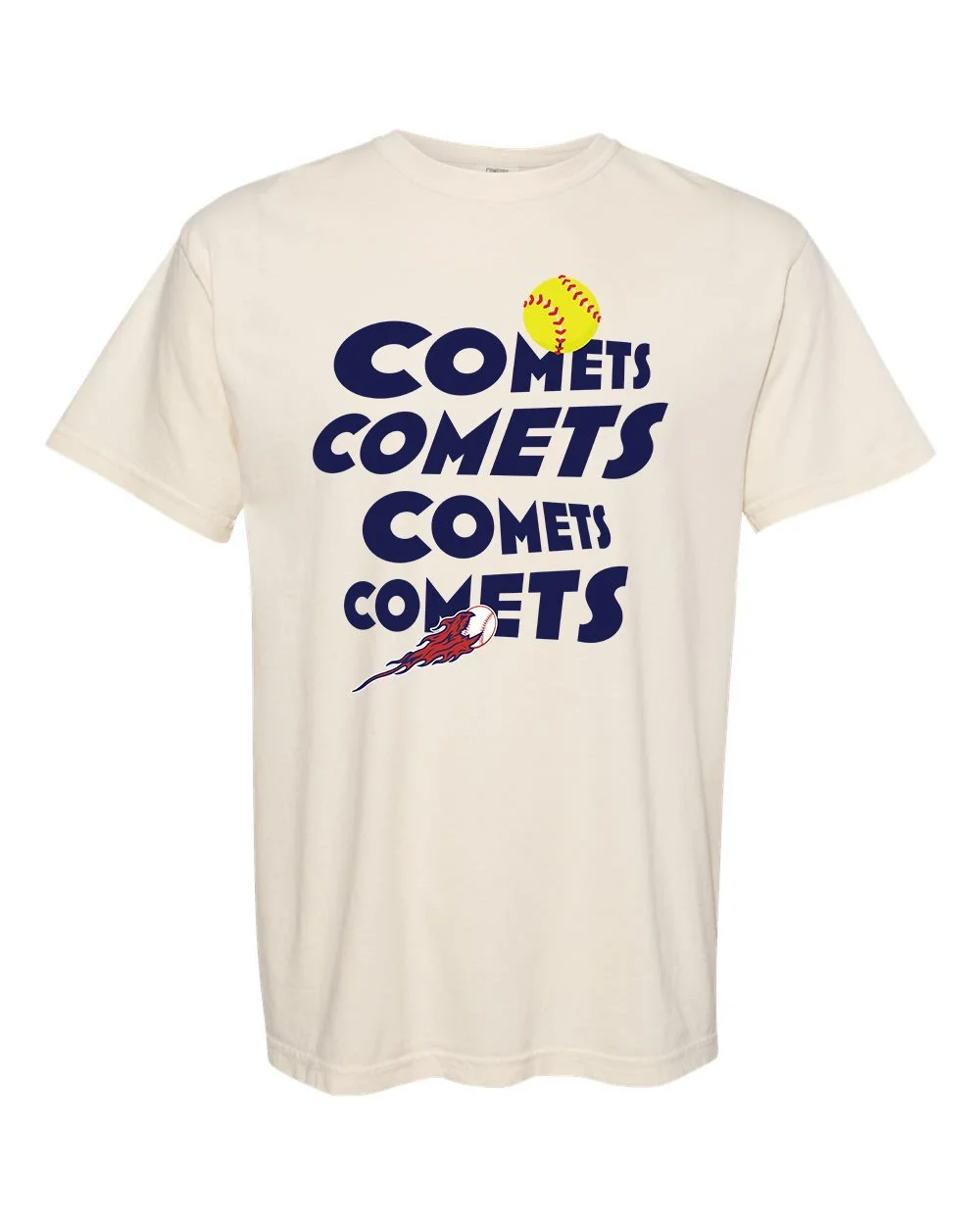 Comets Softball Bounce Repeat Tee