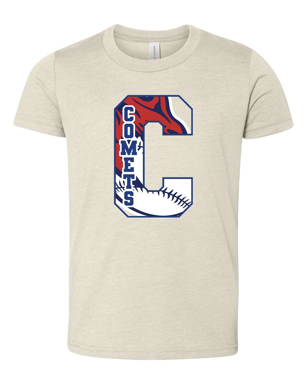 Comets Lettermark Game Day Tee