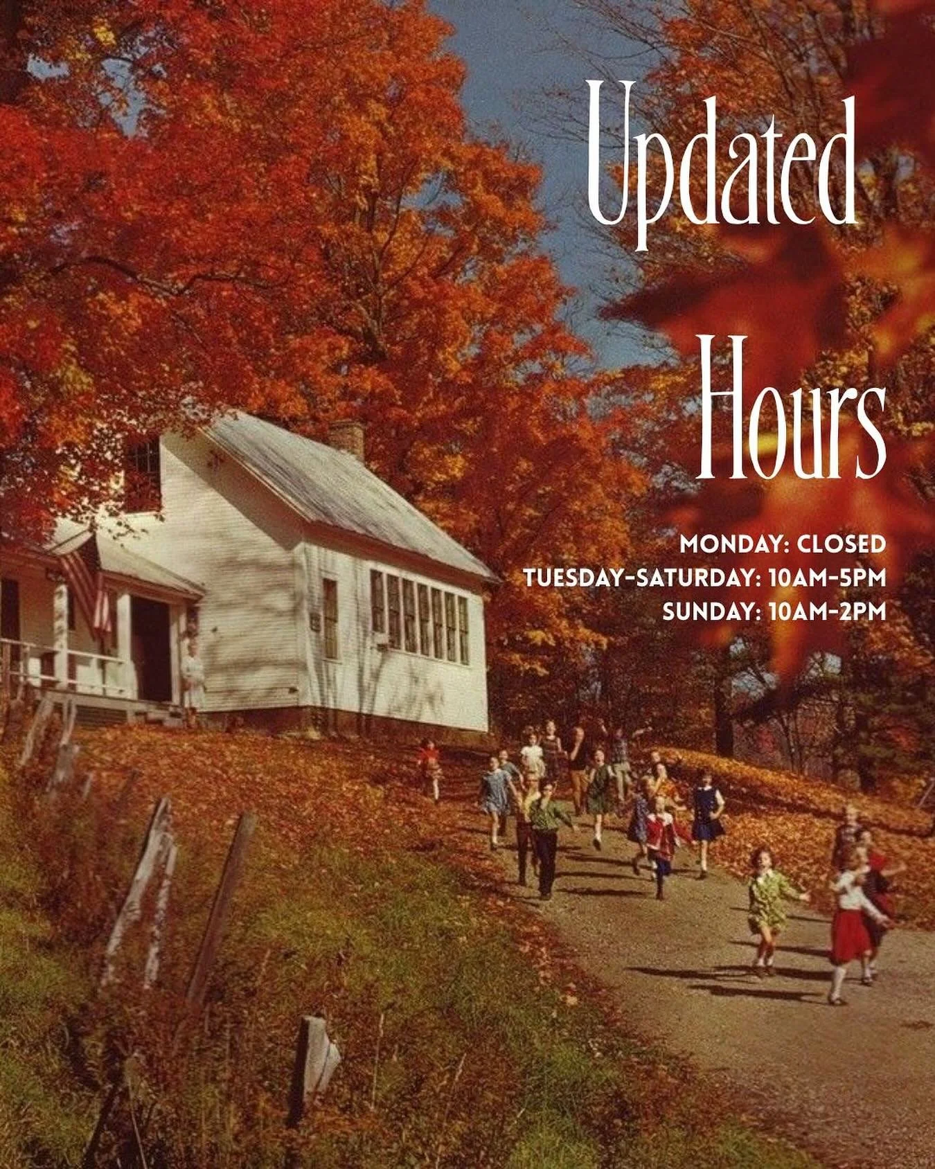 ✨ Winter Hours ✨
Days are getting shorter, so we&rsquo;ll now be closing at 5. Swing by before the sun goes down and stock up on your favorites!