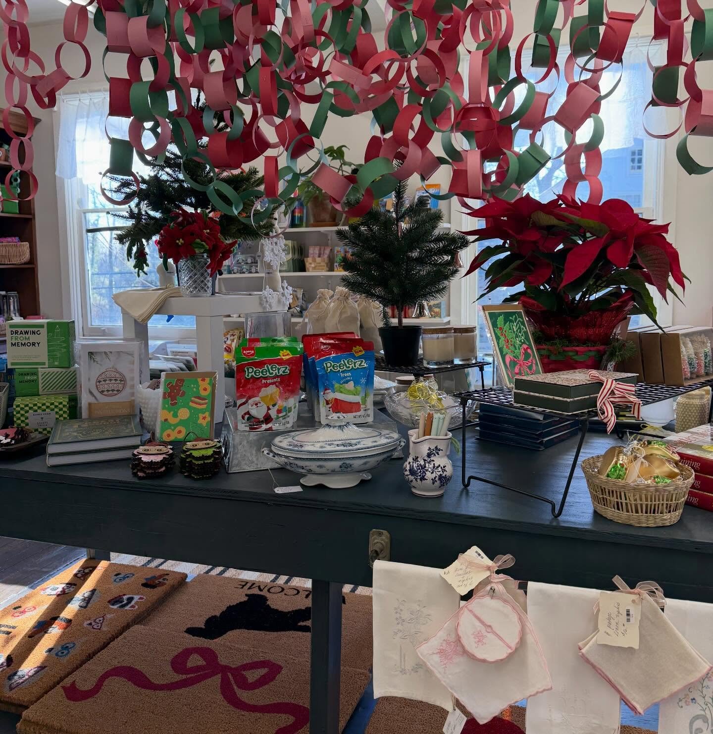 It&rsquo;s chilly out but the shop is warm and cozy if anyone is out and about. I&rsquo;m here until 5 and happy to help with stocking stuffers and small gifts.