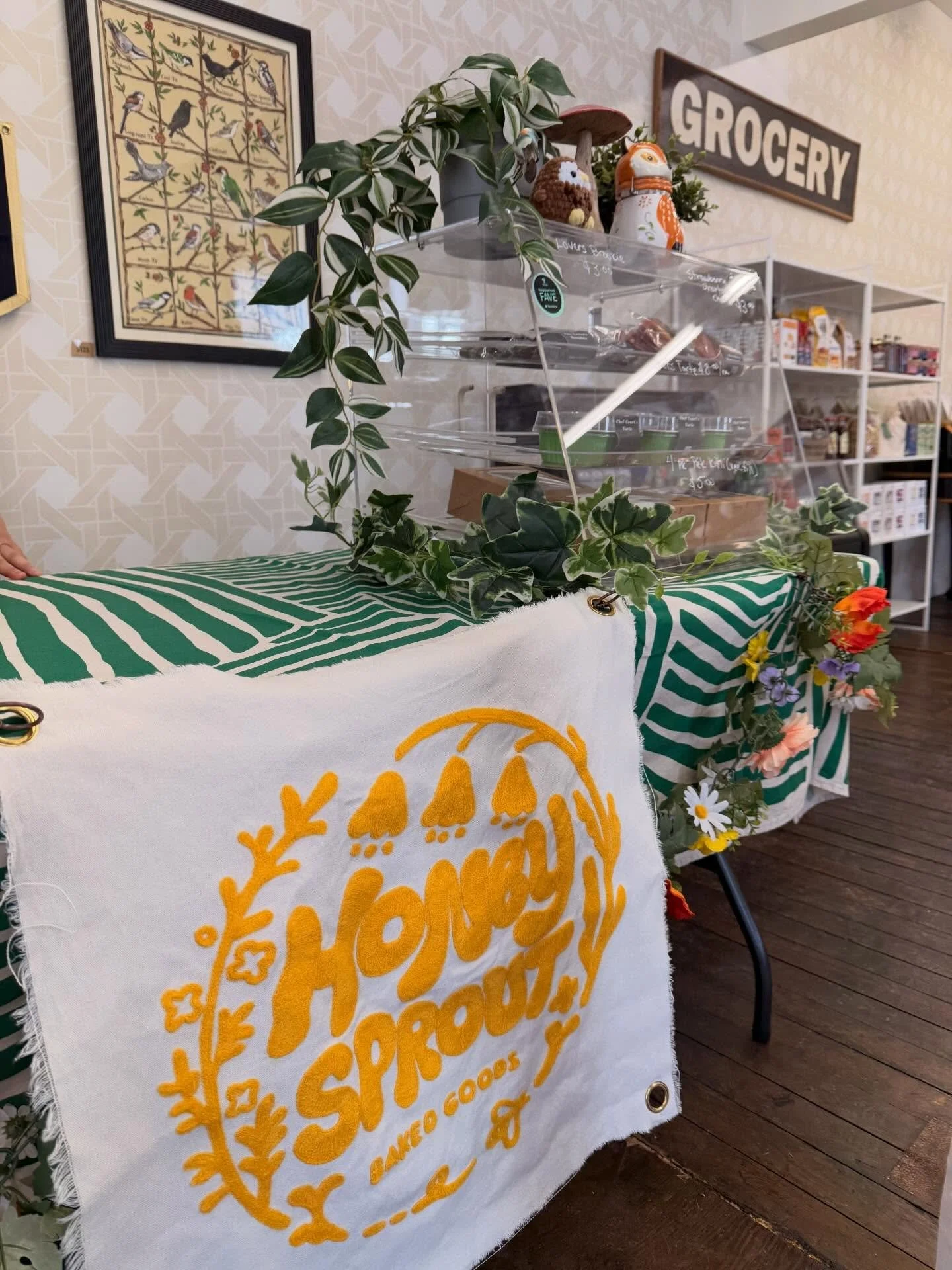 @honeysproutbakedgoods is here! Stop by for some delicious baked goodness.