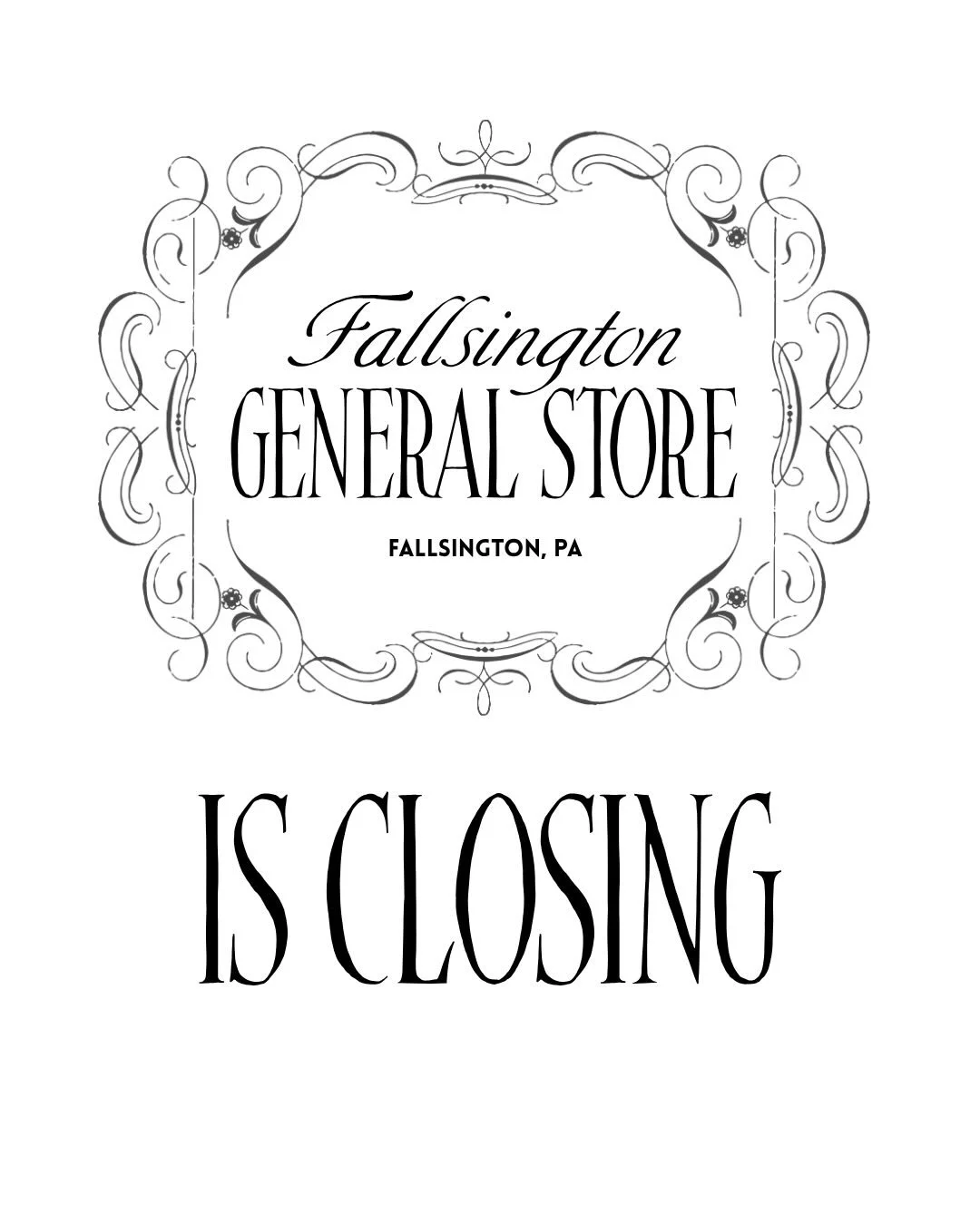 Hi everyone 🤍
I wanted to share that the general store will be closing at the end of the month. It hasn&rsquo;t been busy enough to keep things sustainable long term, unfortunately.

Everything in the shop is currently 30% off, so if you&rsquo;ve be