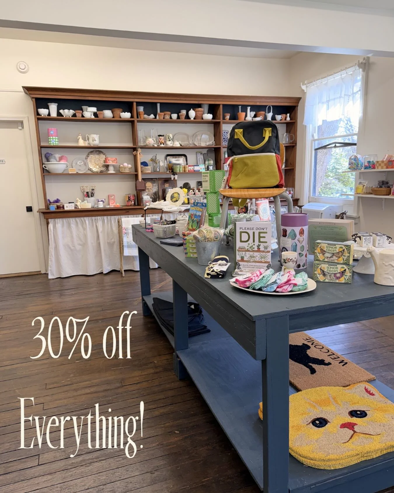 There are still lots of great items in the shop 🛍️

Stock up on gifts and enjoy 30% off while it lasts!