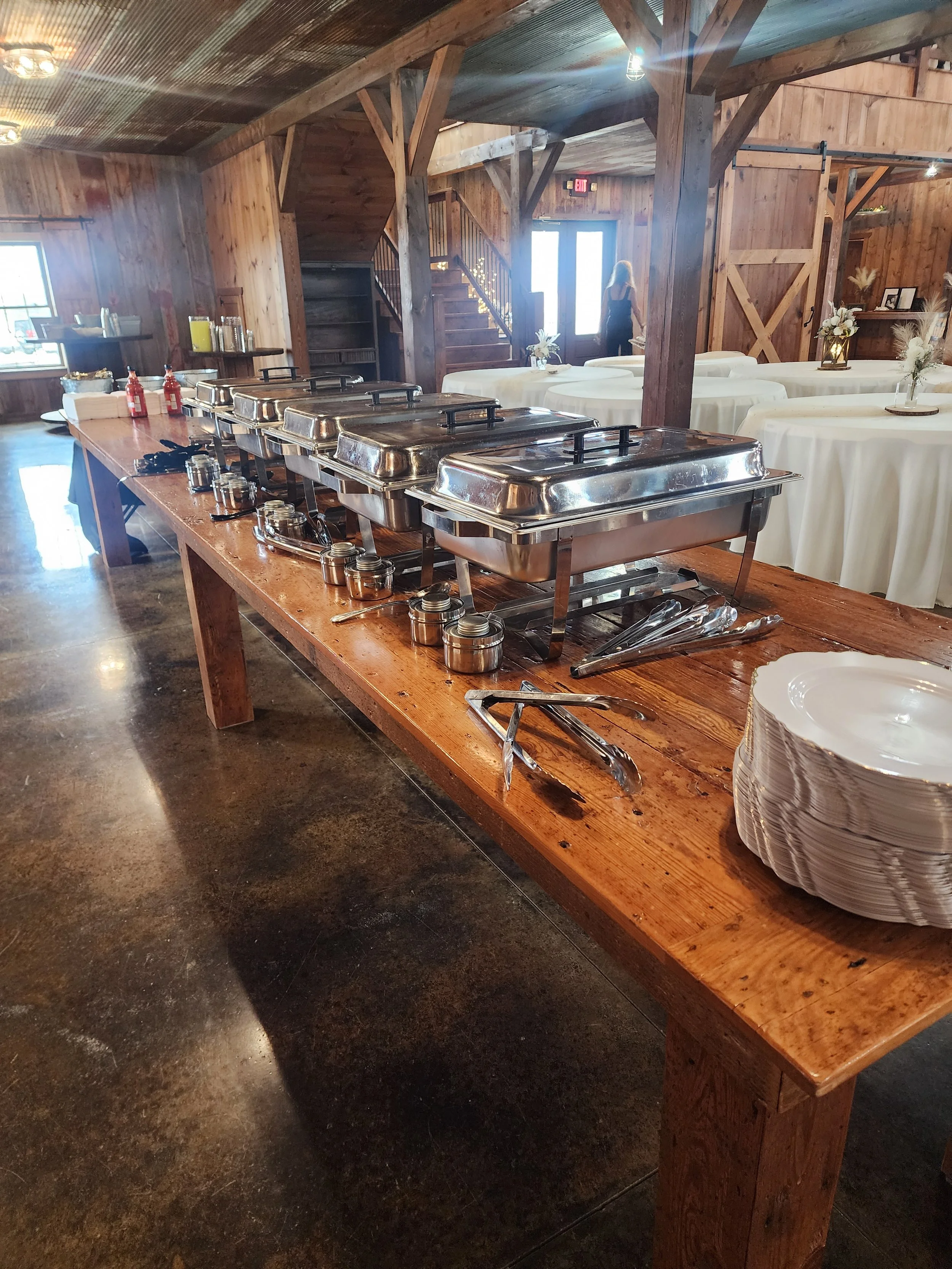 catering setup