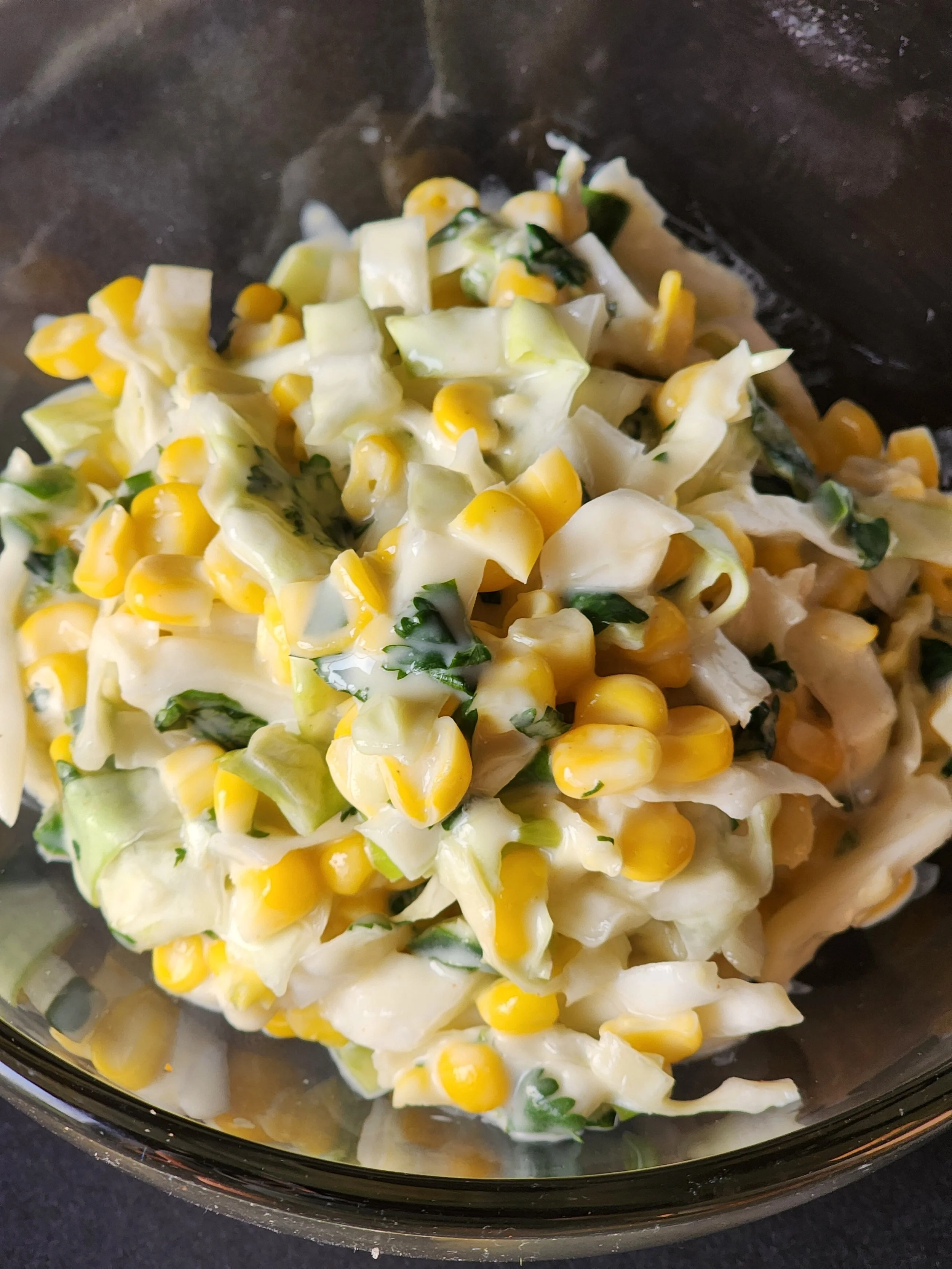 Cilantro Corn Slaw