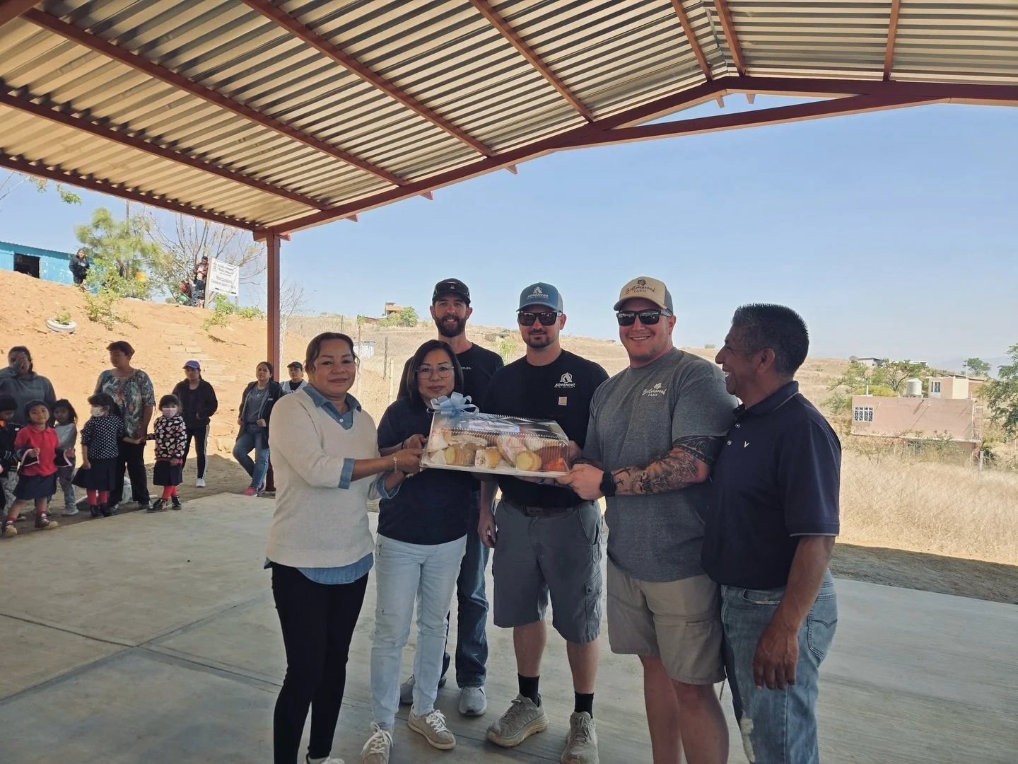 What started as a concrete pad is now a space filled with unlimited possibility and opportunity.

Our church had the blessing of serving in Mexico this past week by building this outdoor covering for a village school&mdash;turning a simple concrete p