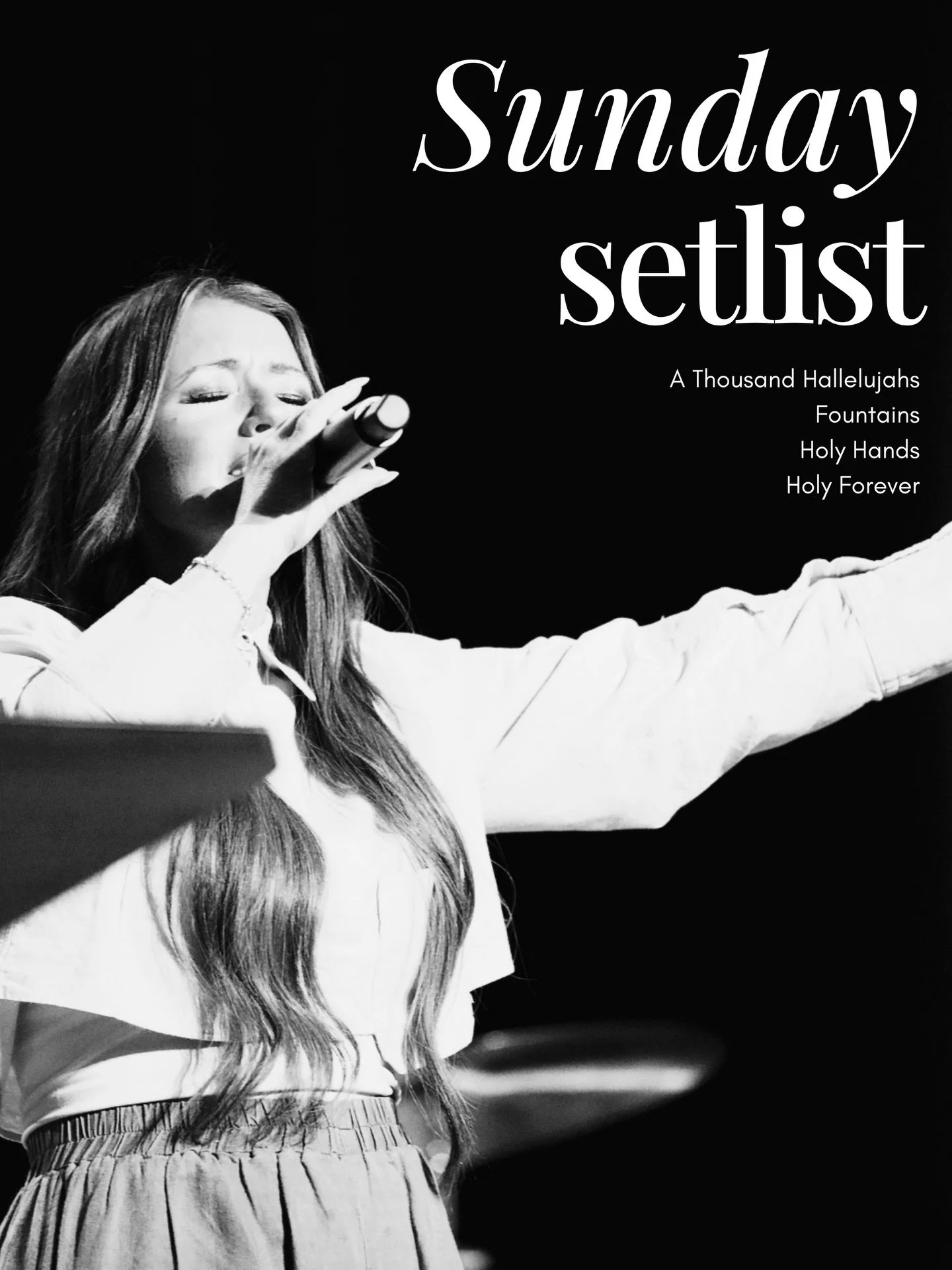 Sunday Setlist ✨