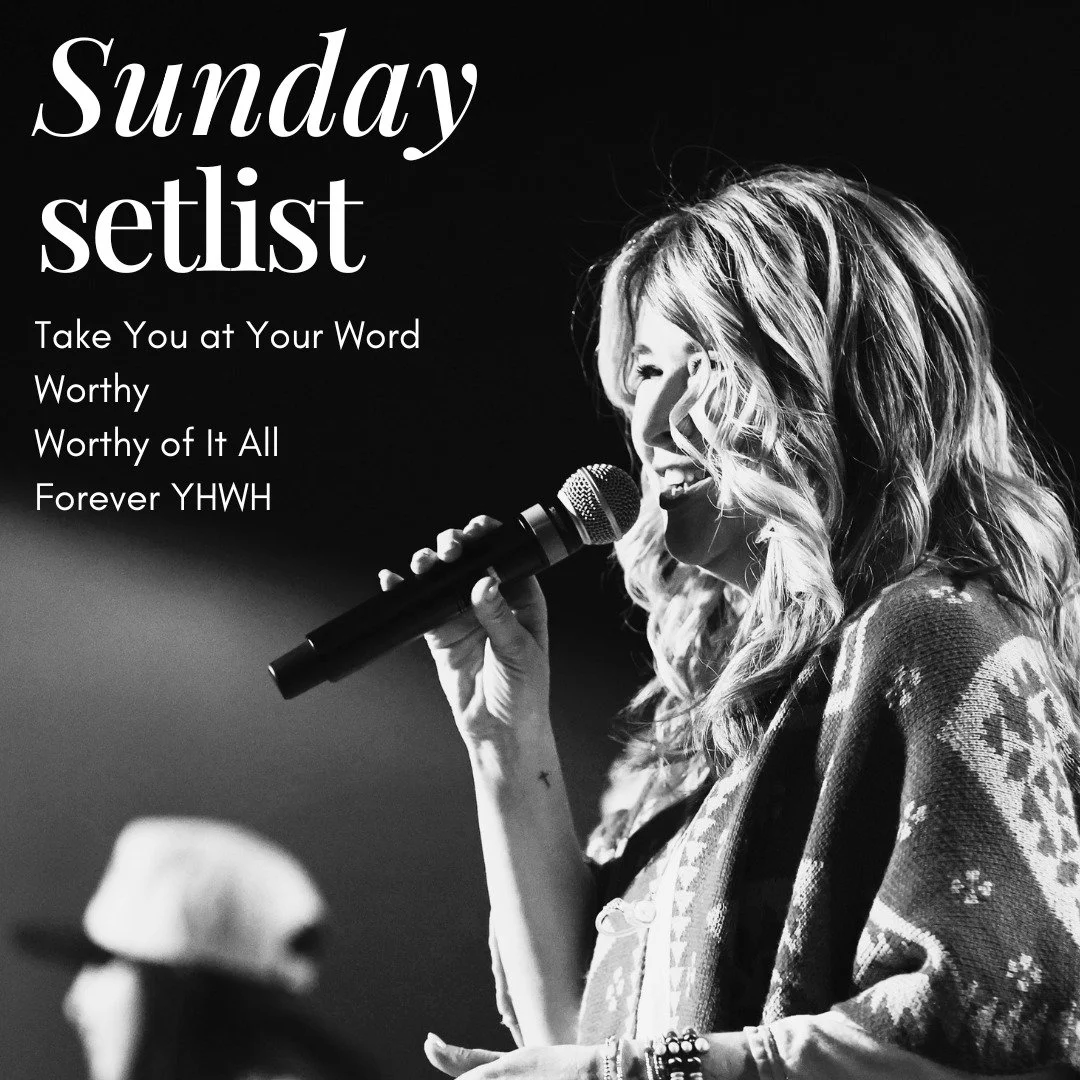 Sunday Setlist ✨
