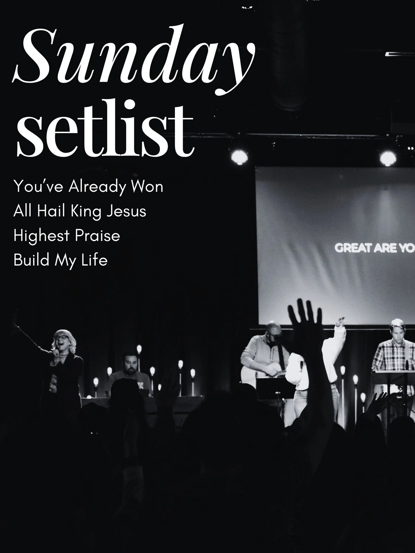 Sunday Setlist ✨
