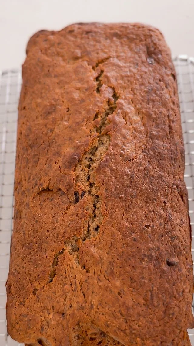 Freshly Milled Sourdough Banana Bread