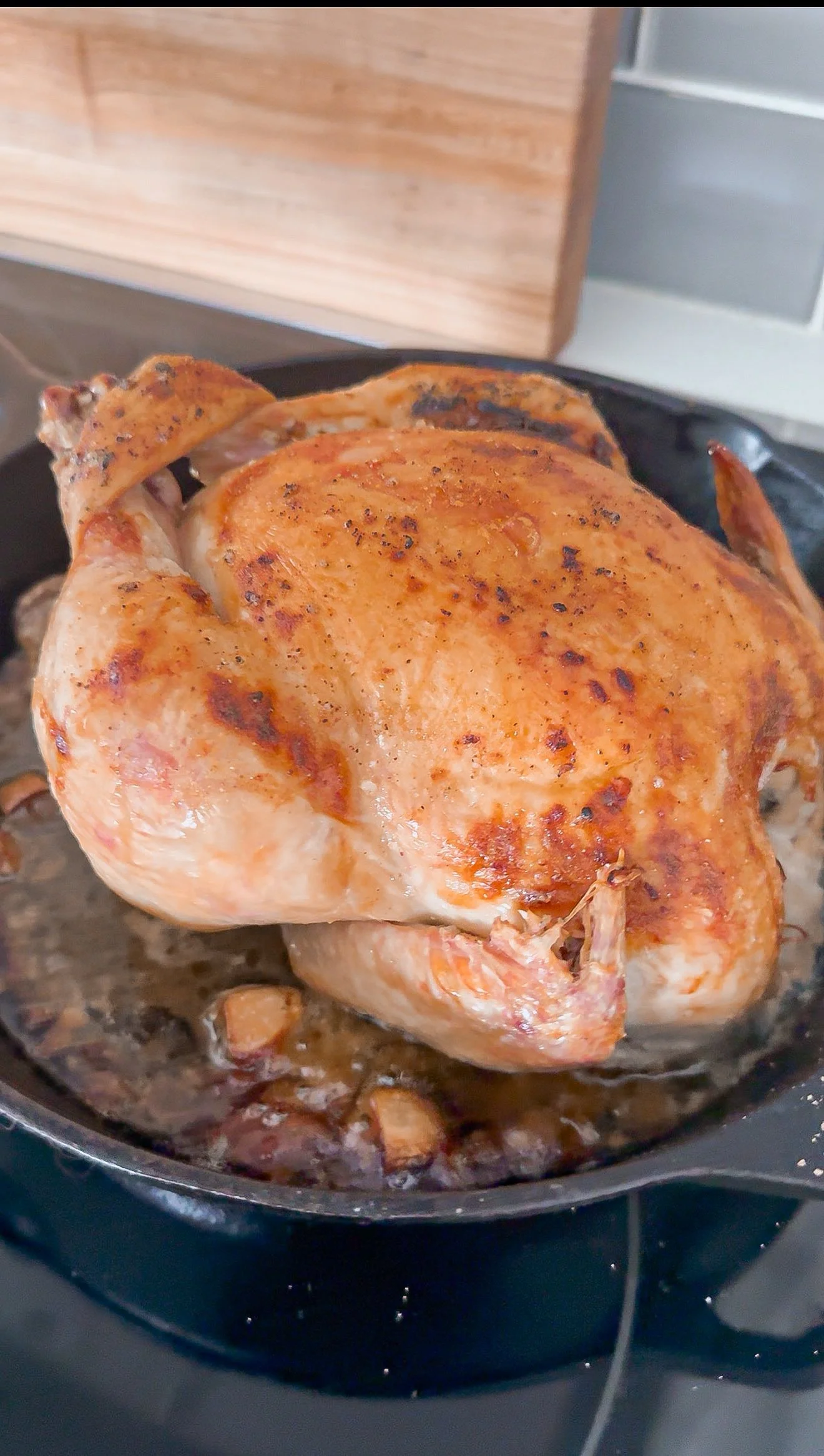 Simple Cast Iron Chicken Roast 🍗