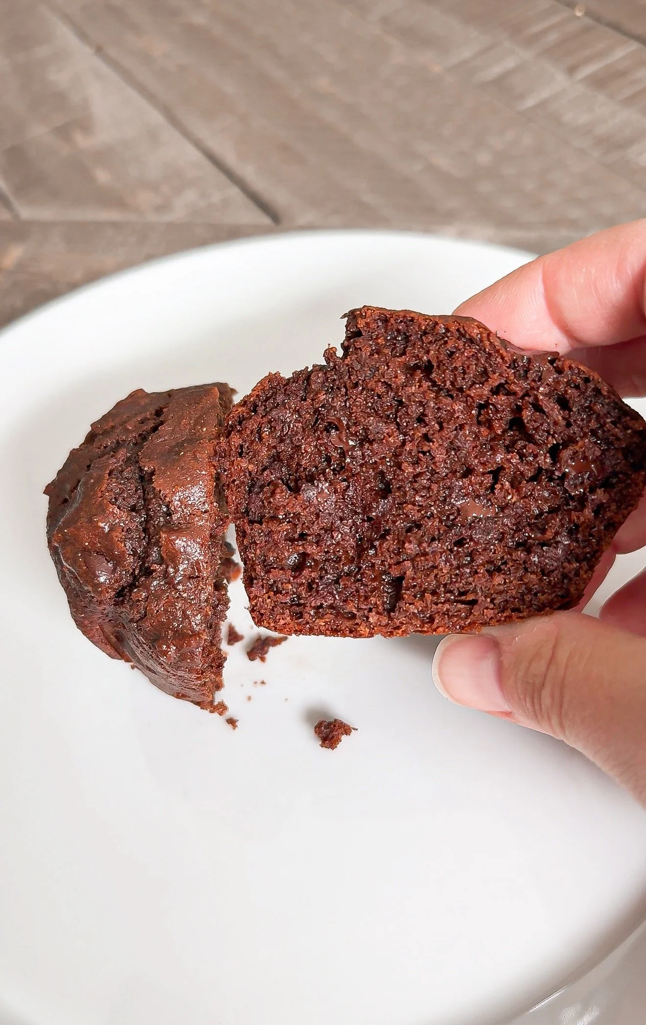 Freshly Milled Einkorn Chocolate Muffins