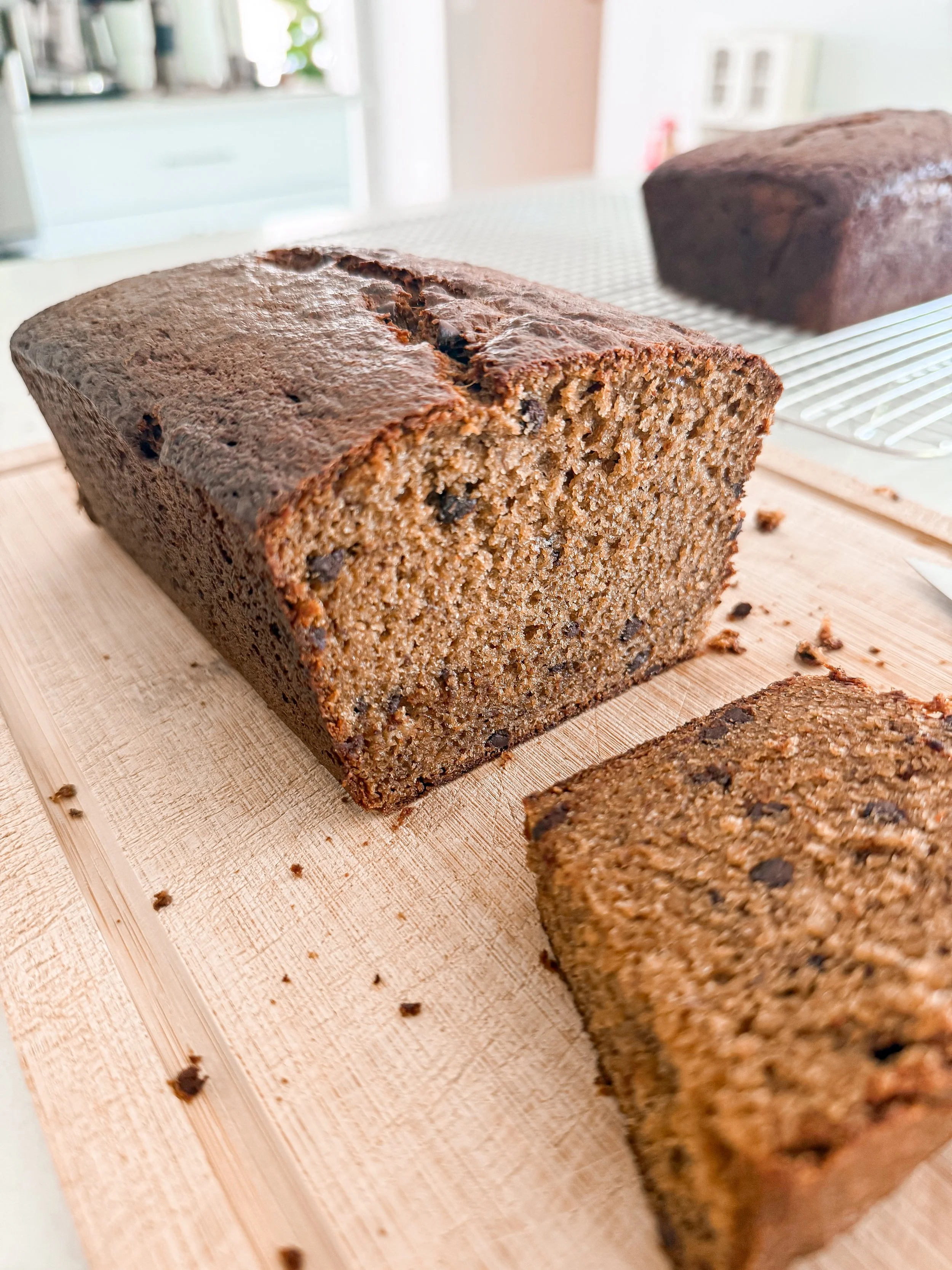 Freshly Milled Sourdough Banana Bread