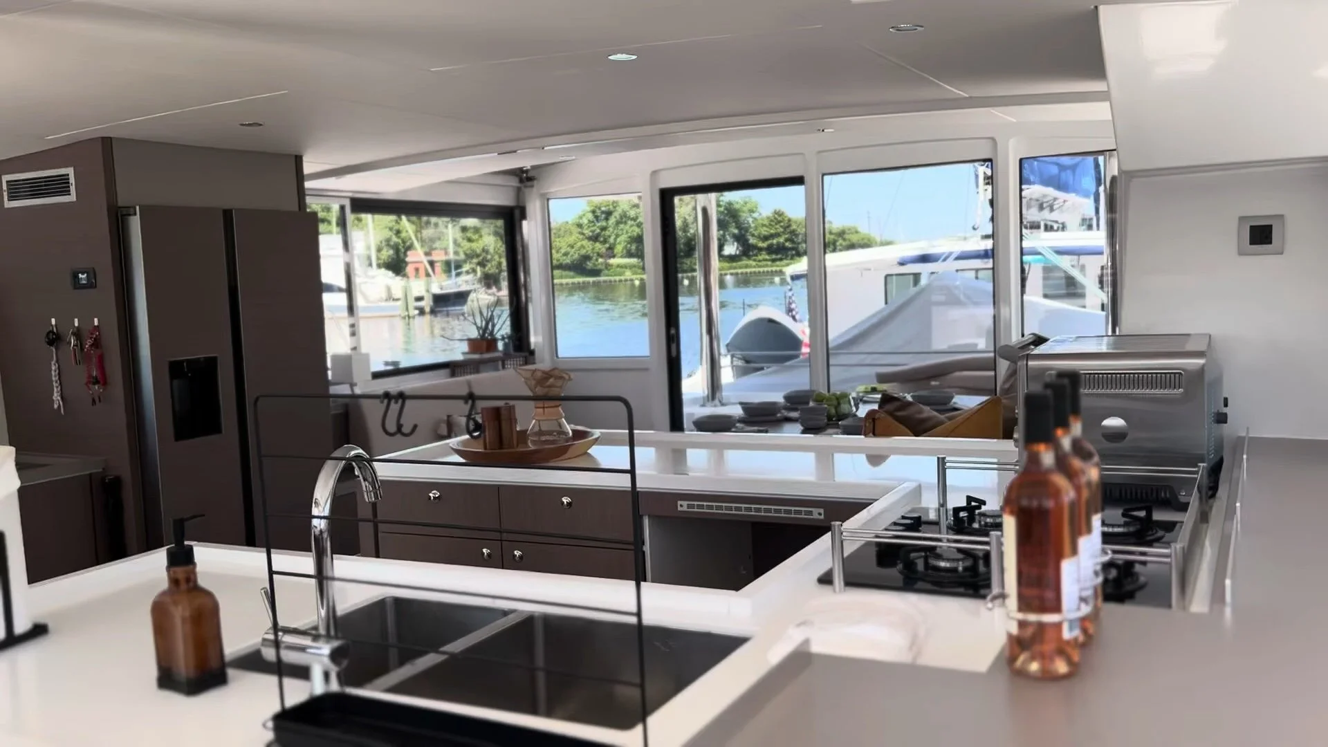 Full catamaran organization + staging for a sale in Annapolis, Maryland.