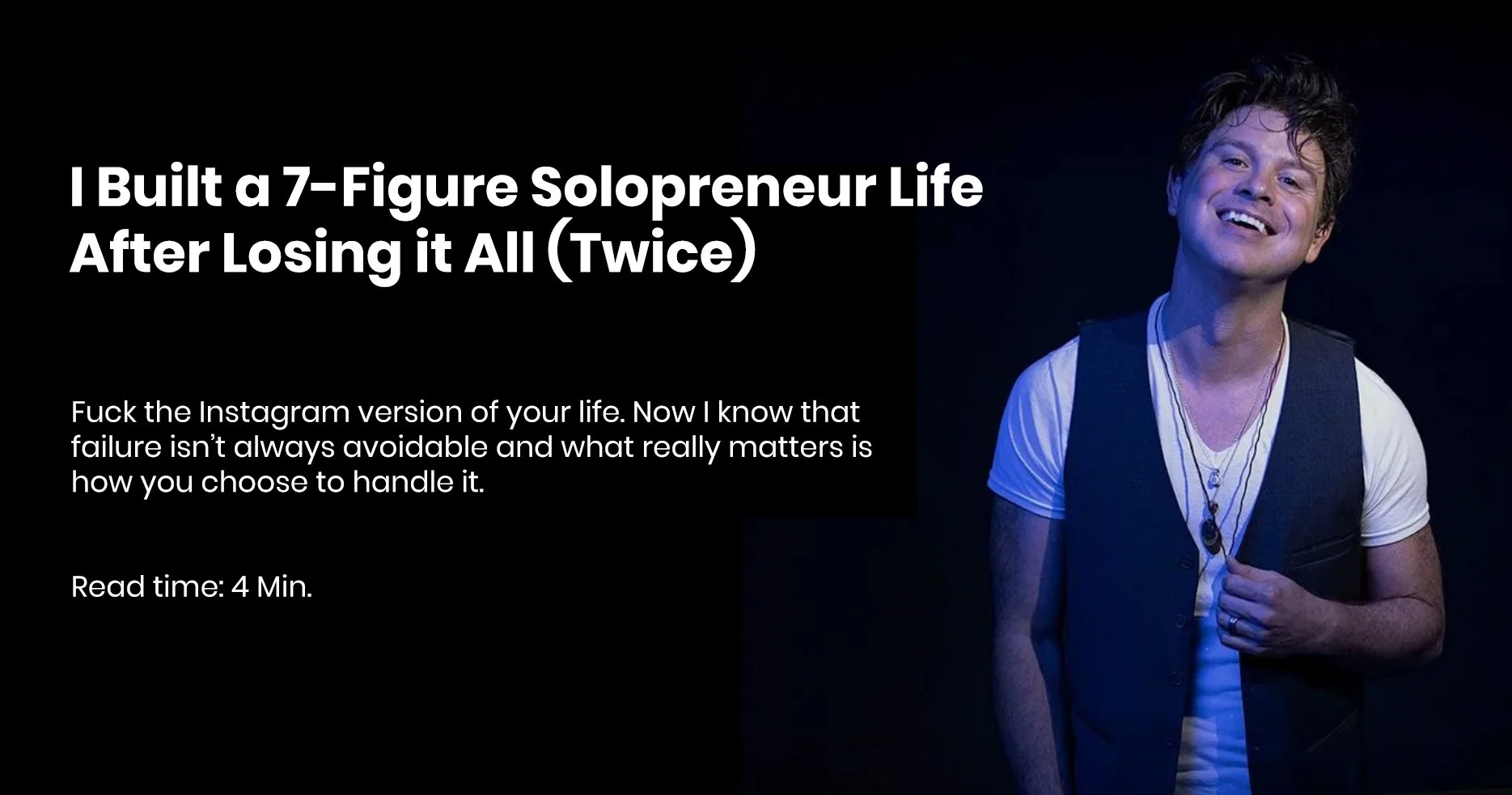 I Built a 7-Figure Solopreneur Life After Losing it All (Twice)