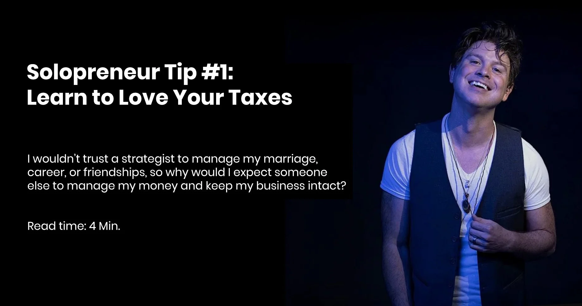 Solopreneur Tip #1: Learn to Love Your Taxes