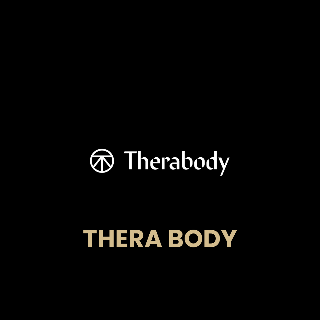 Therabody, a tech wellness company that combines Theragun Percussive Therapy, and our new TheraOne™ product line, a line of USDA Certified Organic CBD products.