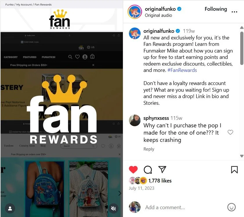 Funko Fan Rewards Program