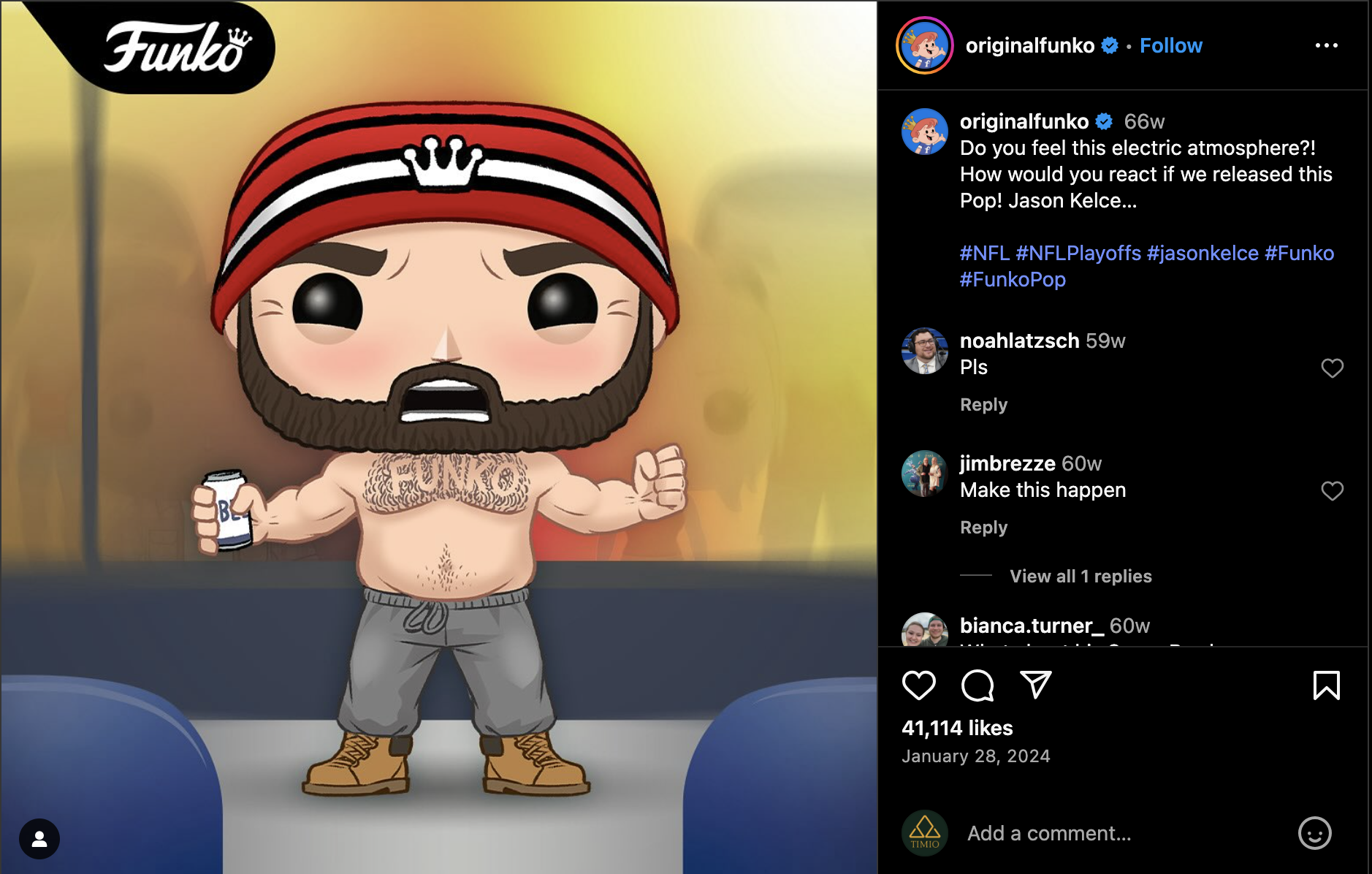 POP! Jason Kelce Product Launch