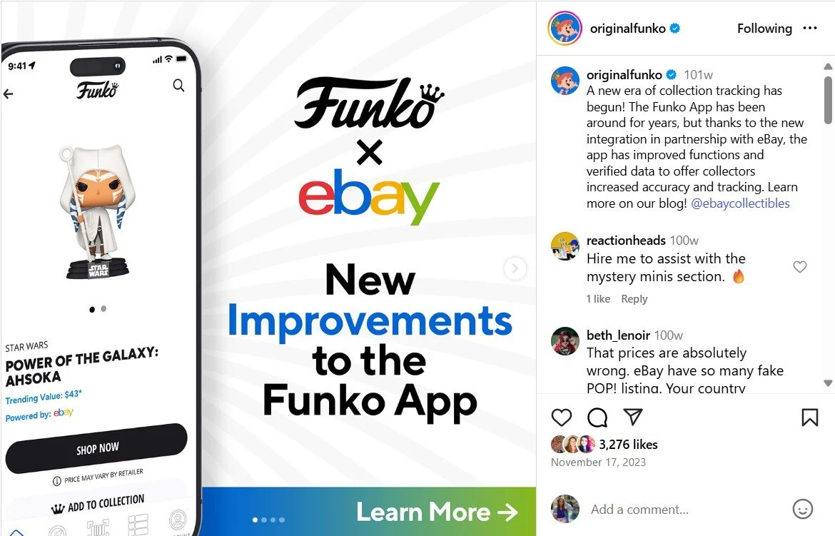 Funko x eBay Partnership