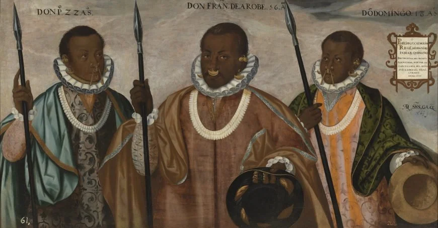 Andrés Sanchez Gallque, Three Mulatto Gentlemen of Esmeraldas, 1599 (Peru)