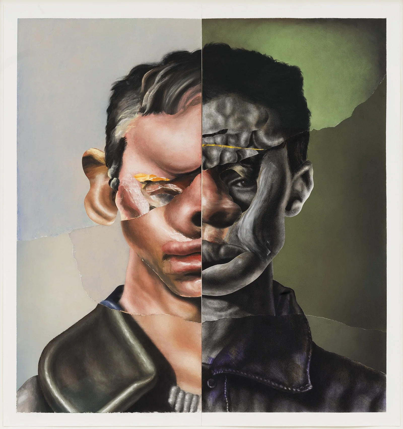 Nathaniel Mary Quinn, Double-Barreled Shotgun, 2021 (United States)