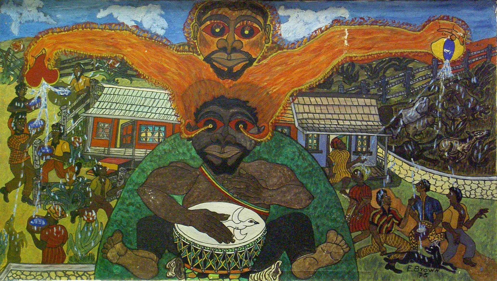Everald Brown, Talking Drum, 1975 (Jamaica)