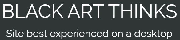 BLACK ART THINKS
