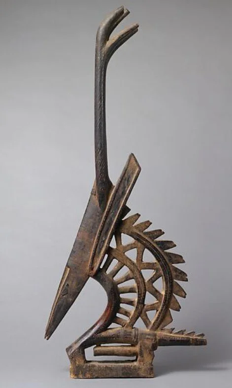 Chi wara headdress, Bamana, c.19th-20th century (Mali)