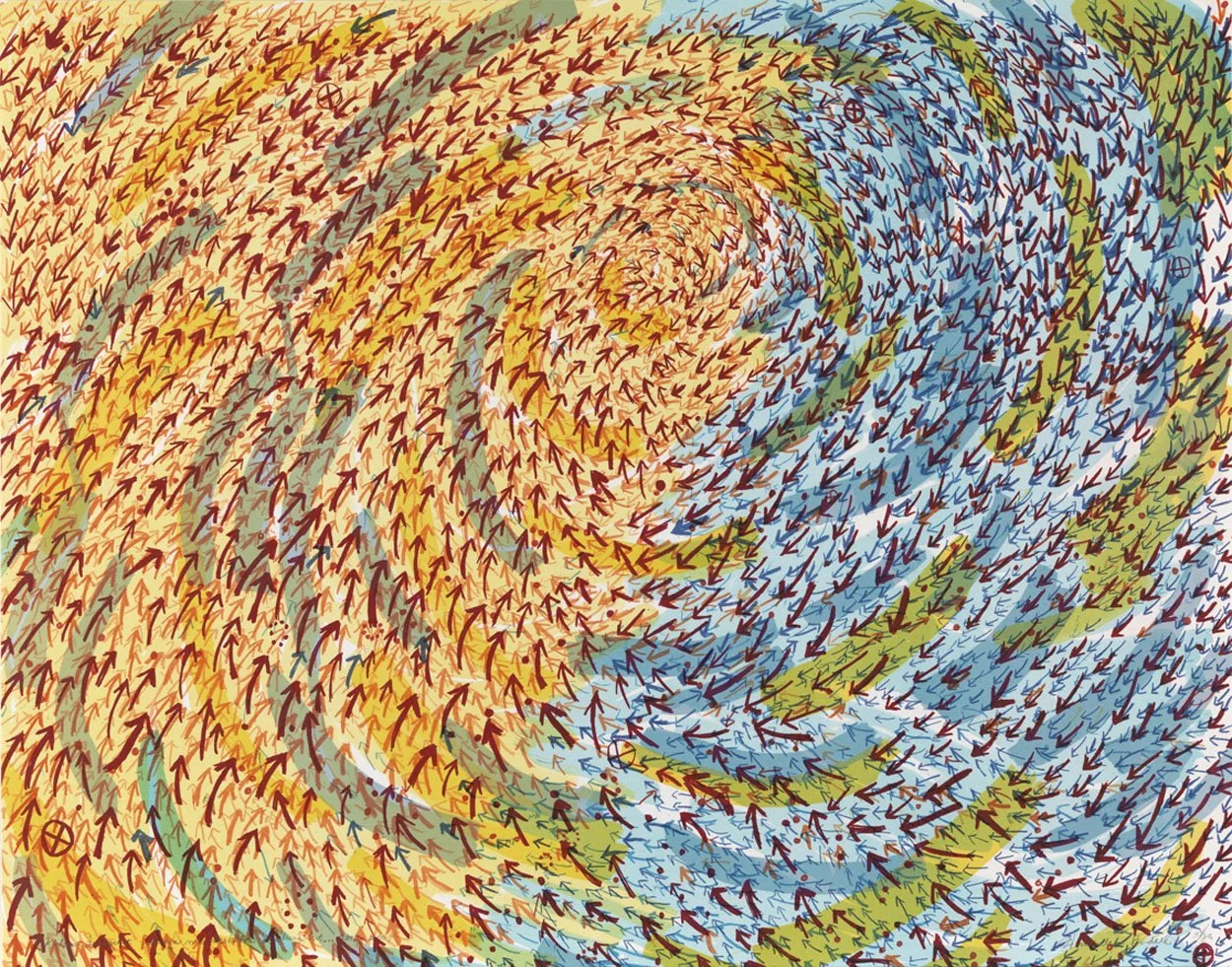 Howardena Doreen Pindell, Katrina, 2005 (United States)