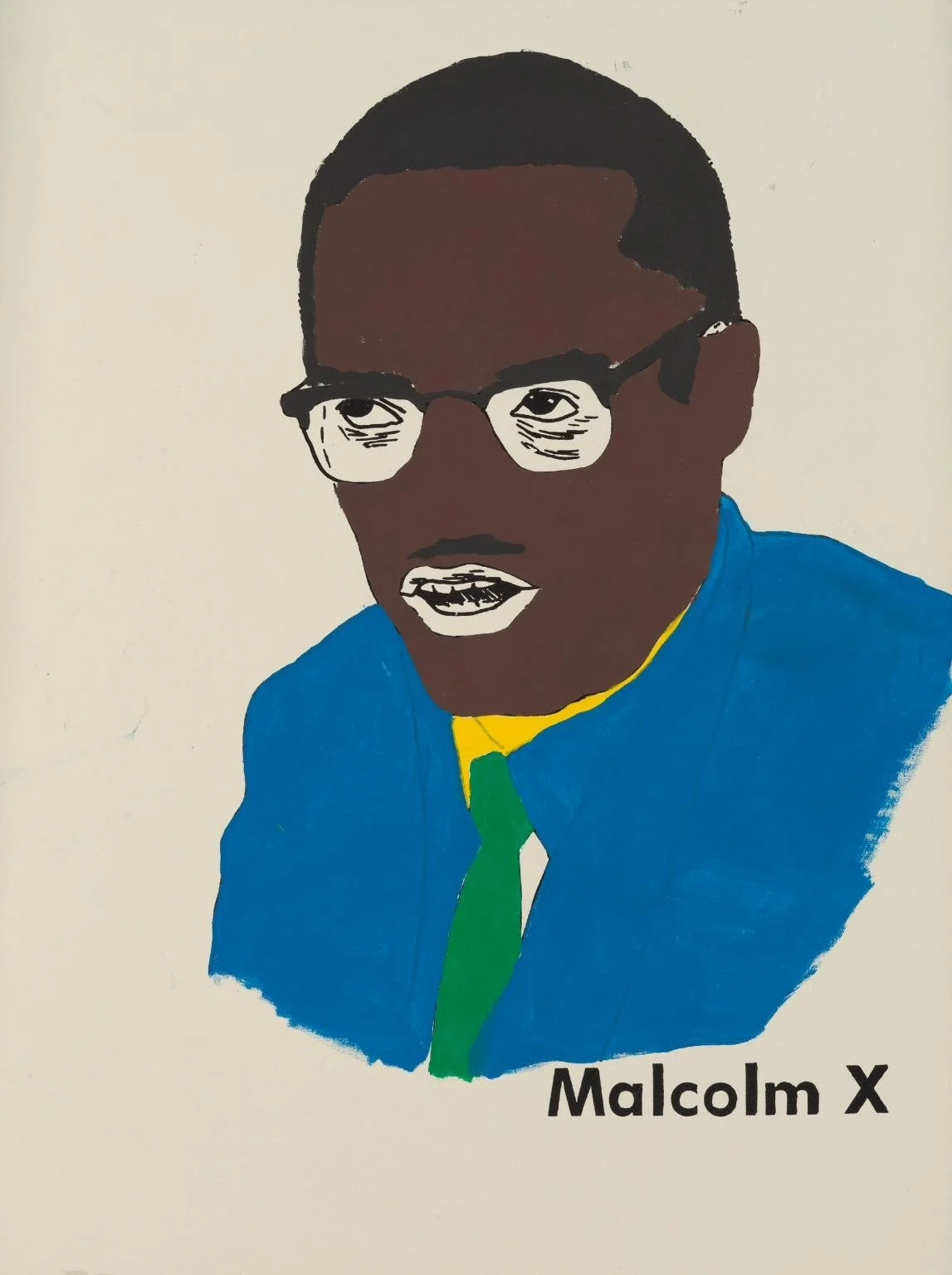 Glenn Ligon, Malcolm X (version 2) #1, 2000 (United States)
