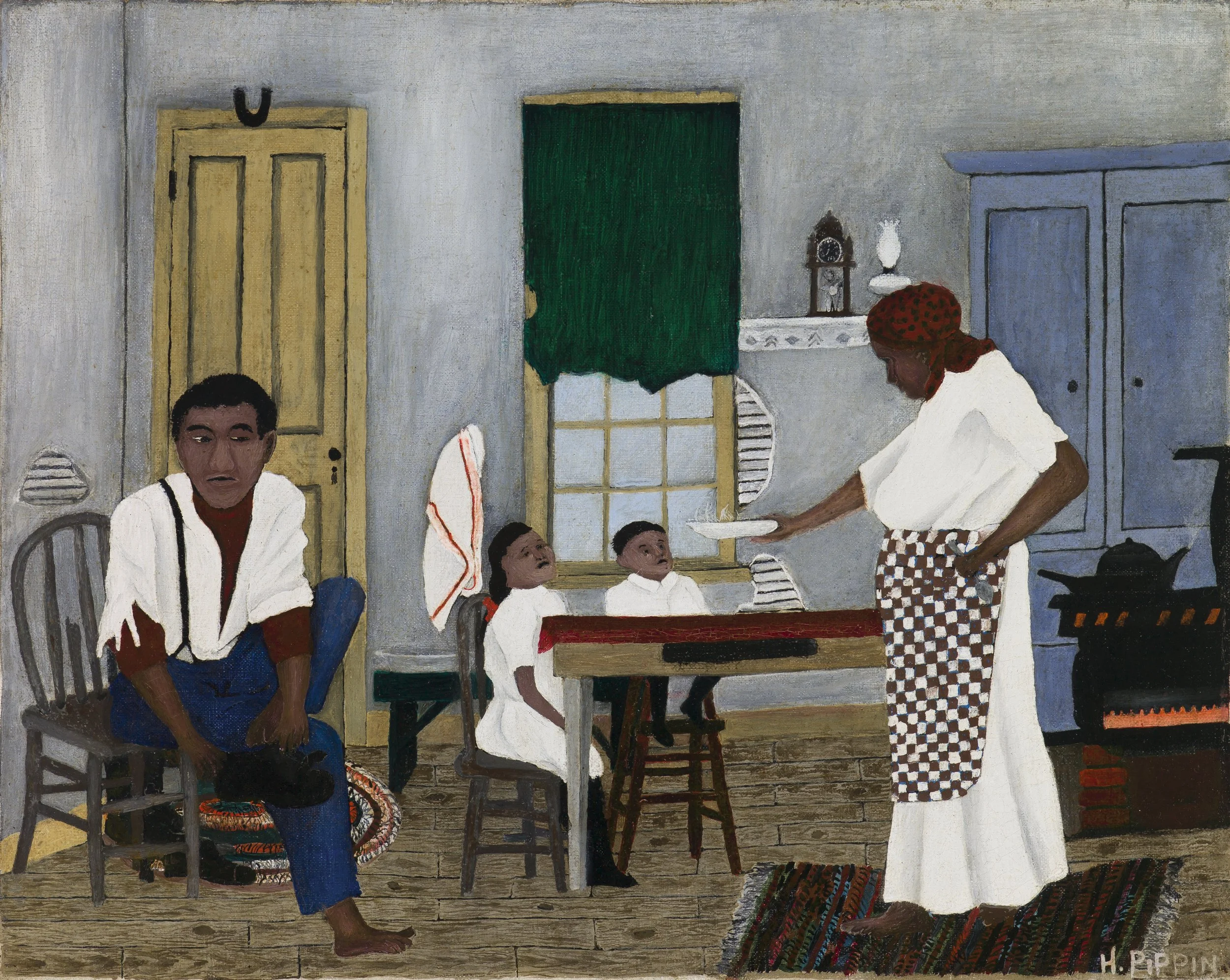 Horace Pippin, Sunday Morning Breakfast, 1943 (United States)