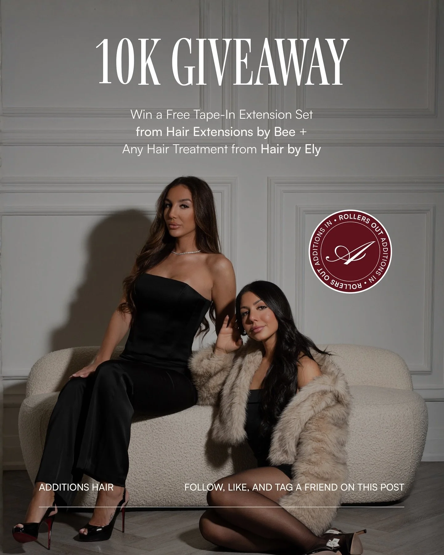 CELEBRATING A MAJOR MILESTONE 🥂

Our co-founder @hairextensionsbybee just hit 10k followers and we&rsquo;re saying thank you with a giveaway!

Win a free tape-in extension set from @hairextensionsbybee plus any hair treatment from @hairbyelyfigliome