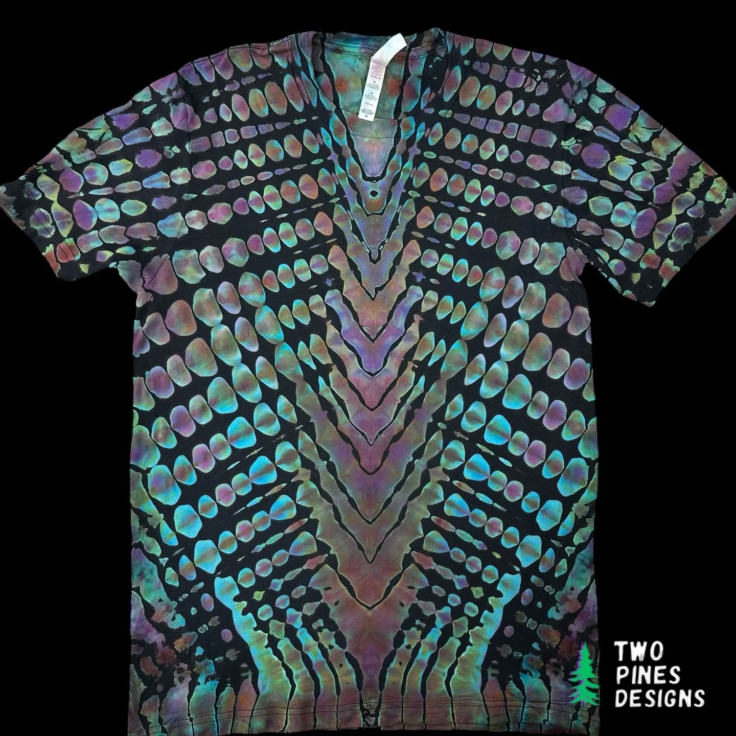 Holographic Vibes 
Reverse Dyed 
Adult Medium, Bella Canvas Jersey T
$50 shipping available 
DM or comment if interested 

#two_pines_designs #tiedye #fashion #mountainmaryland