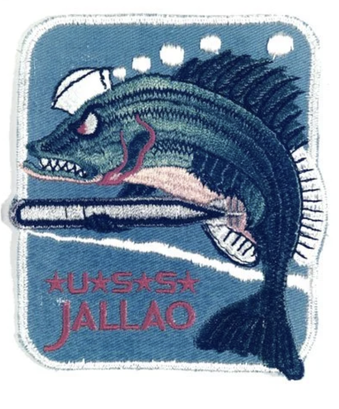 USS Jallao fish icon patch