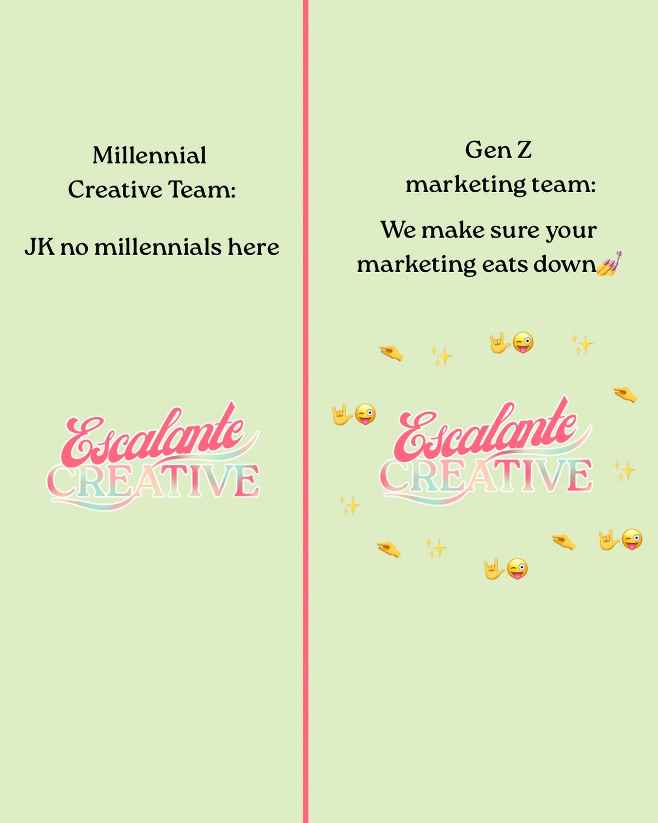 just hire us tbh
