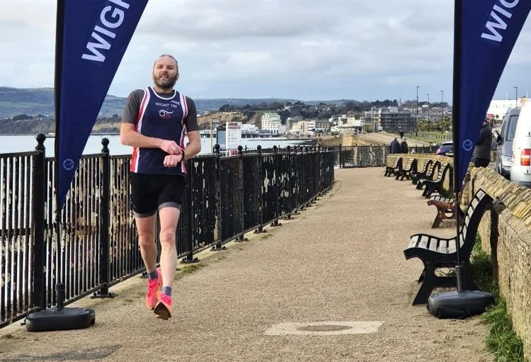 Wight Tri Open Run Morning at Yaverland