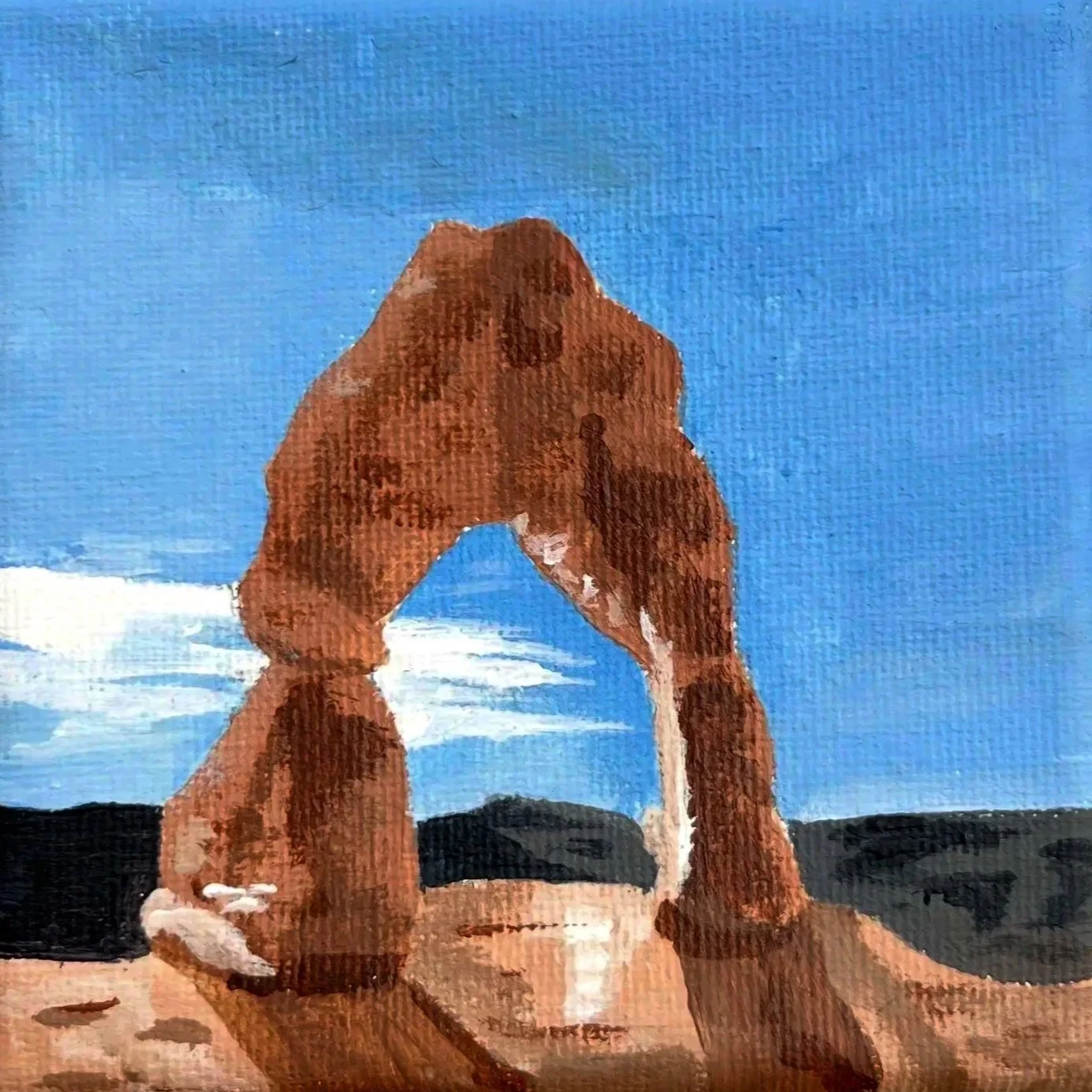 Out West, Arches | 4x4 | Original