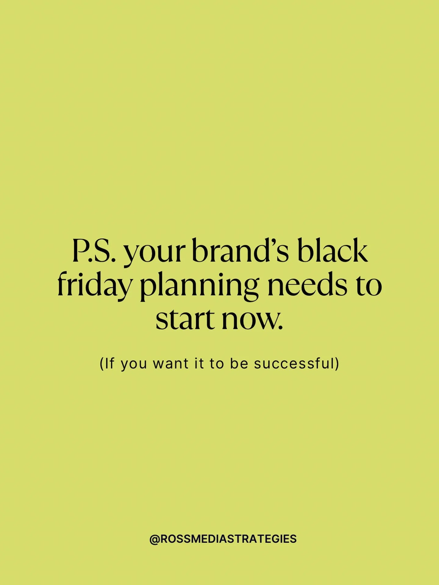 I hate to be the one to tell you&hellip; but Christmas is practically tomorrow 🤪 

What Black Friday deals are you planning? 

One thing I love about working in multiple industries is seeing how different brands decide to tackle the chaos that is ho