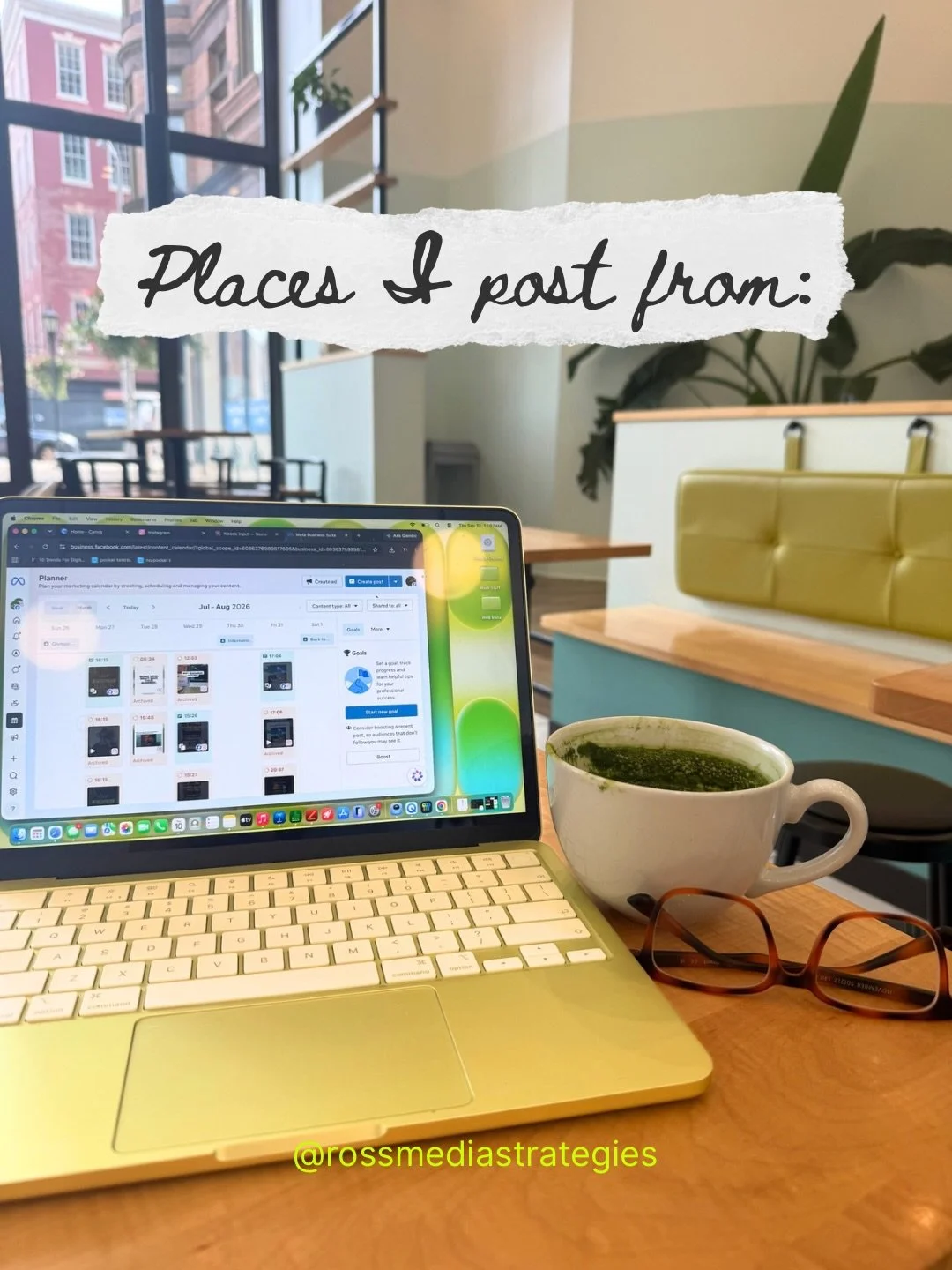 Anywhere and everywhere 🤪

I love what I do because I work around the clock BUT I get to work from wherever I want and that is my version of freedom 💖

Recognize any of these spots?

#workinsocial #workfromwherever #remoteworkwin #freelancelife #sc