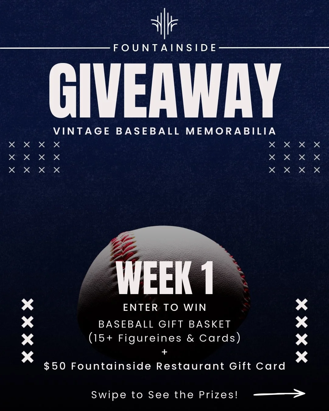 We&rsquo;re giving one lucky winner a home run prize: a basket packed with 15+ pieces of vintage baseball memorabilia 🧢✨ PLUS a $50 gift card to dine with us 🍽️

Here&rsquo;s how to enter:
1️⃣ Follow us
2️⃣ Like this post
3️⃣ Tag two baseball-lovin