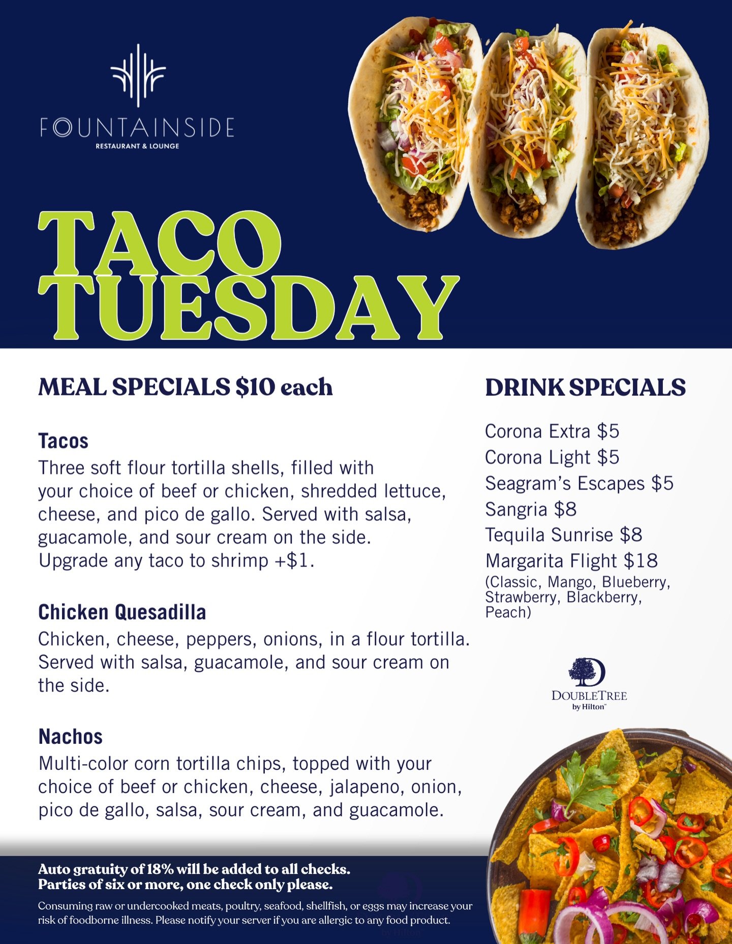 Taco Tuesday just hits different 🌮🔥
Good tacos, great vibes, and margarita flights that keep the night going 🍹✨
Pull up and treat yourself.
#dmvfood #baltimore #tacotusday #fyp #baltimoreeats