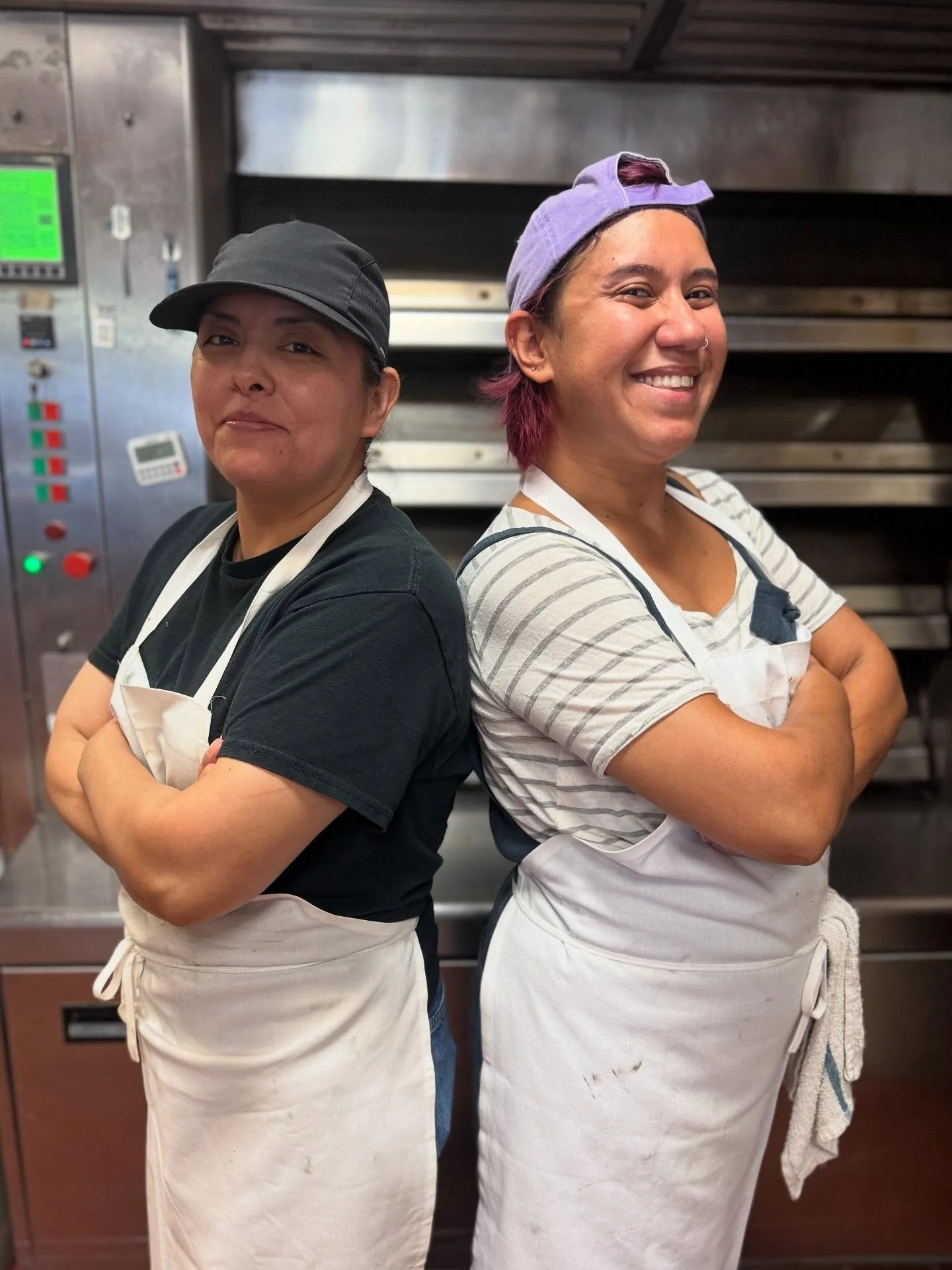 Huge congratulations to Reyna and Amanda on their promotions to Assistant Head Baker and Head Baker. These women are excellent bakers, inspiring leaders, and wonderful humans. If you see them at the bakery, make some applause!