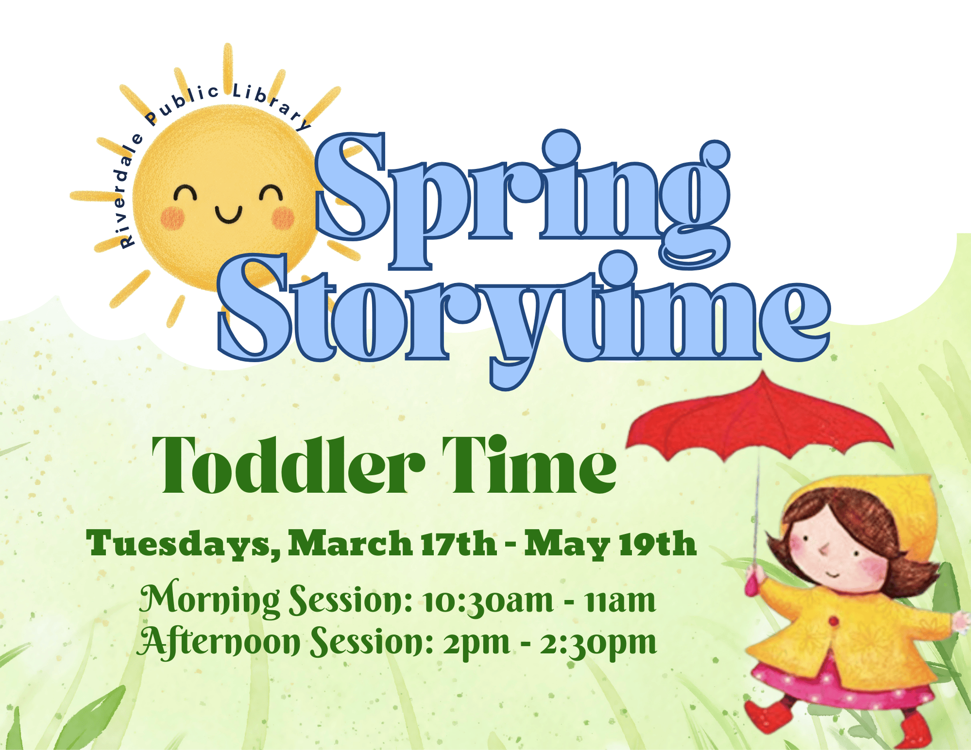 Spring Storytime: Toddler Time