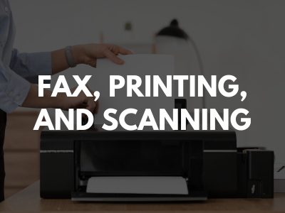 Scanning Faxing and Printing at the Riverdale Public Library in New Jersey