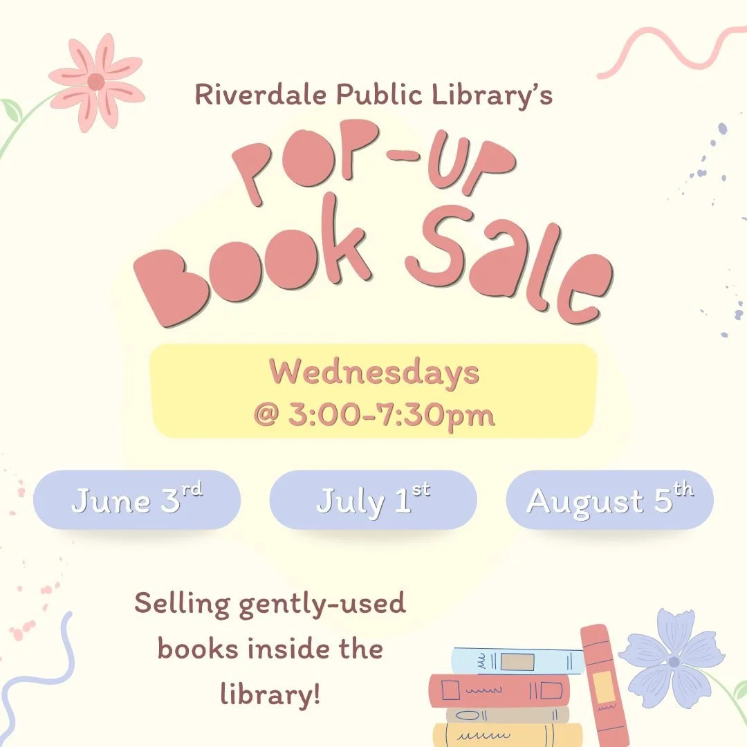 We have our first mini book sale of the summer next week! Stop into the library to browse our pop-up shop 🤓