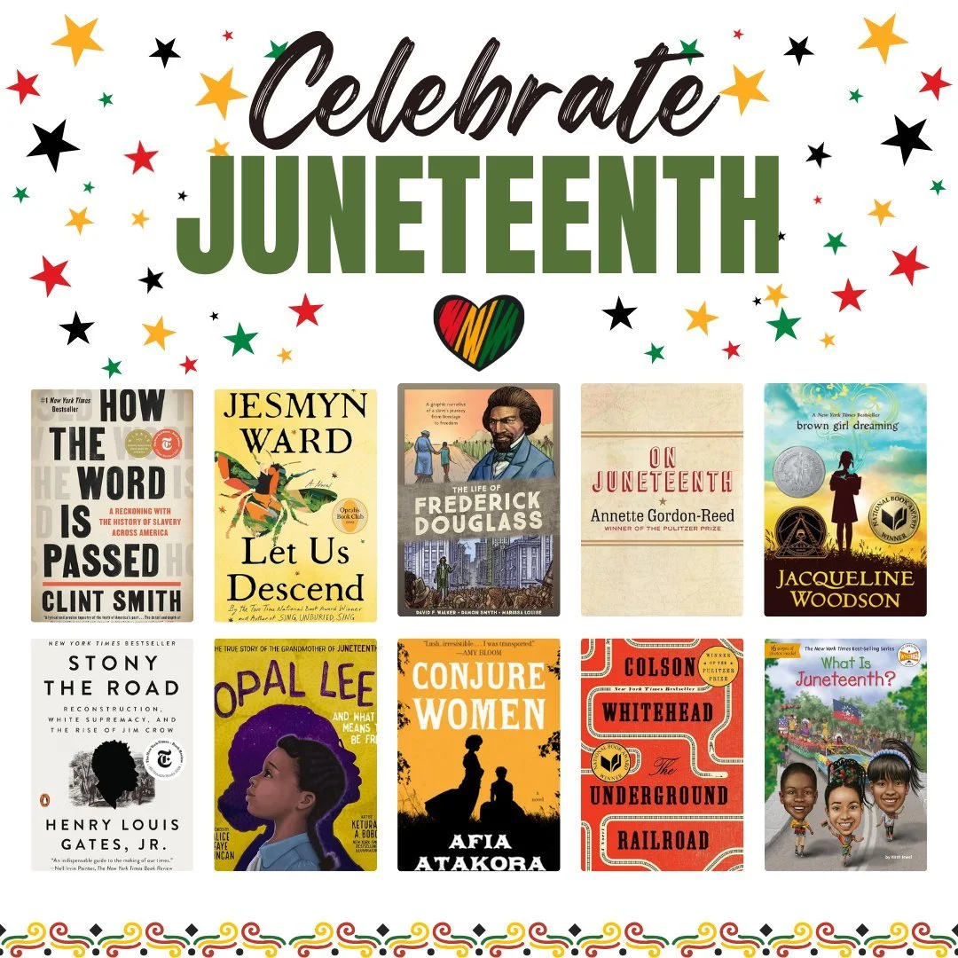 Celebrate freedom and honor Juneteenth with these reads for all ages from the library!

 #Juneteenth #FreedomDay #history
