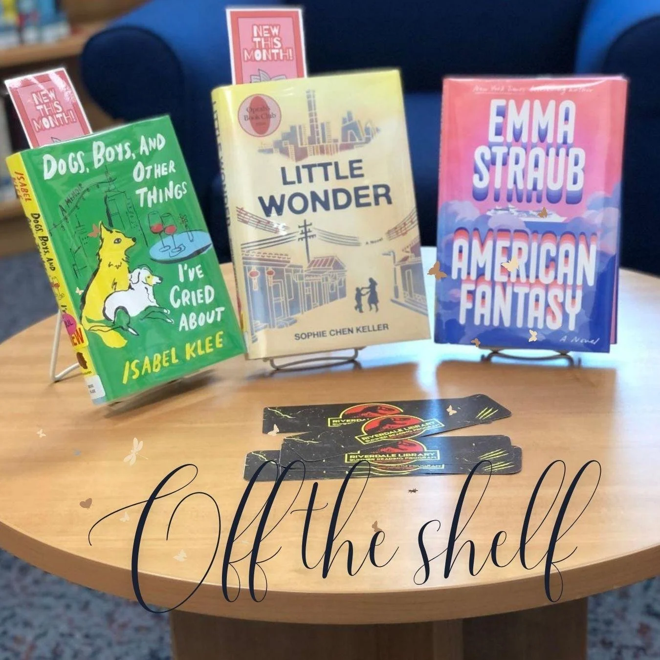 New month, new books! 🤓

Which one are you adding to your TBR?

"Dogs, Boys, and Other Things I've Cried About" by Isabel Klee
"Little Wonder" by Sophie Chen Keller
"American Fantasy" by Emma Straub

Stop by to check th