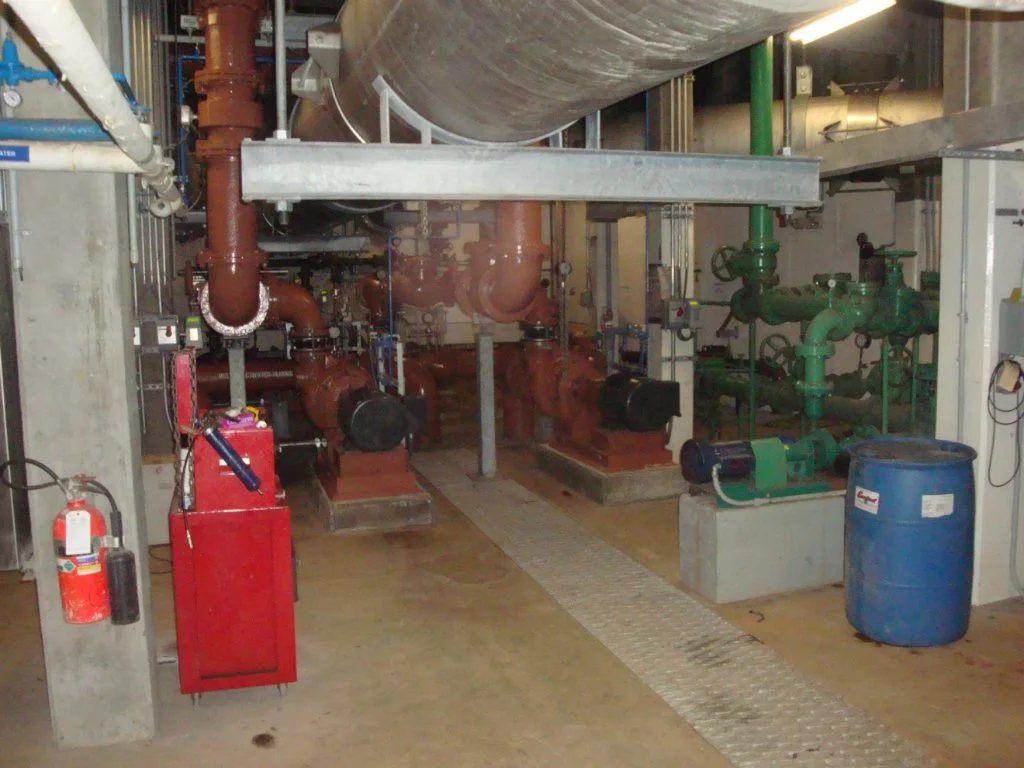 12. Secondary Pipe Gallery:
All equipment in the secondary pipe gallery including, RAS pumps and piping, WAS pumps and piping, RAW wastewater piping and all associated electrical wiring was replaced during the upgrade in 2008.