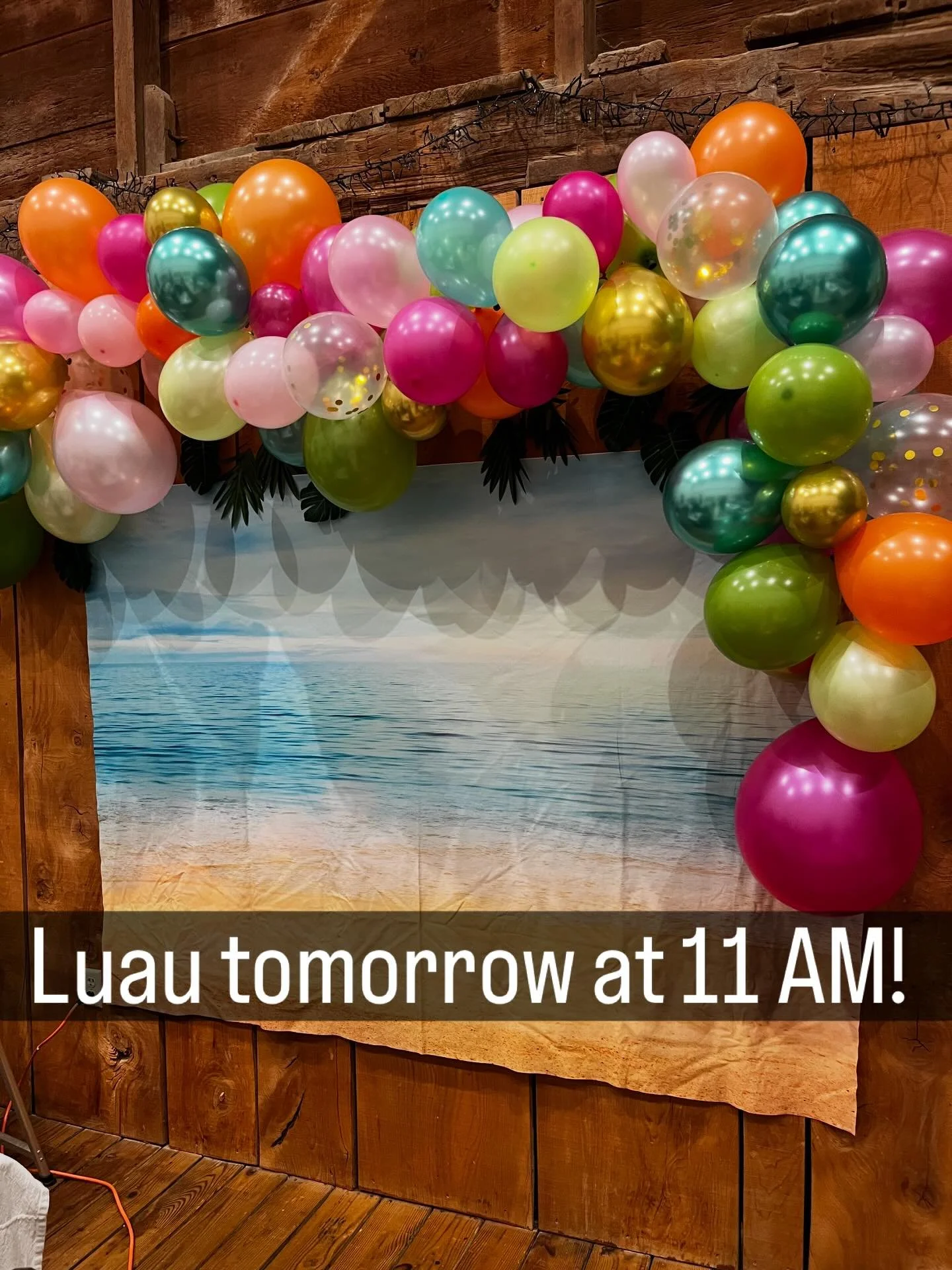 SNOW?! Well, not until after our Healing &amp; Prayers worship and our luau! The temperatures will be in the high 30&rsquo;s until 5 PM&hellip;so you might as well come out and enjoy time with friends before you are cooped up at home! (9 AM discussio